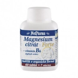 Magnesium citrát Forte + vitamin B6 67 tablet