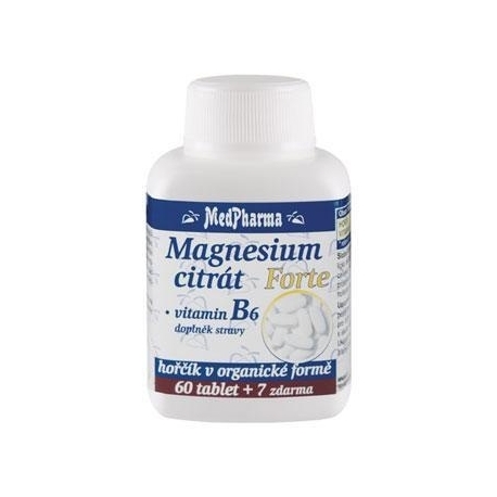 Magnesium citrát forte + B6 - 67 tobolek