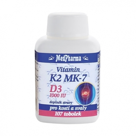 Vitamin K2 MK-7 + D3 1000 IU 107 tobolek