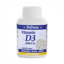 Vitamin D3 2000 I.U. 107 tobolek