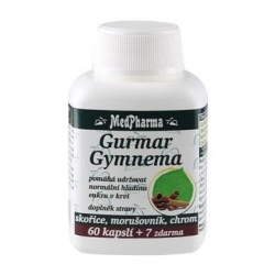 Gurmar – Gymnema, skořice, morušovník, chrom 67 kapslí